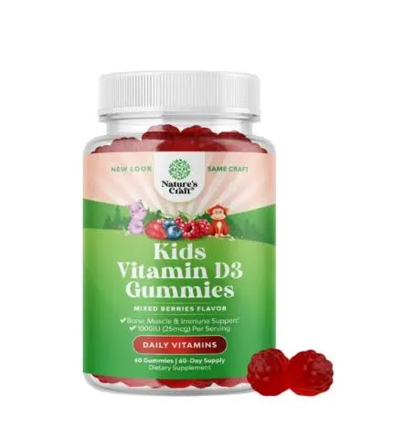 Nature's Craft Kids Vit D3 Gummies 60's